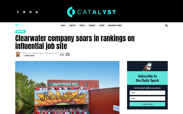 St. Pete Catalyst article