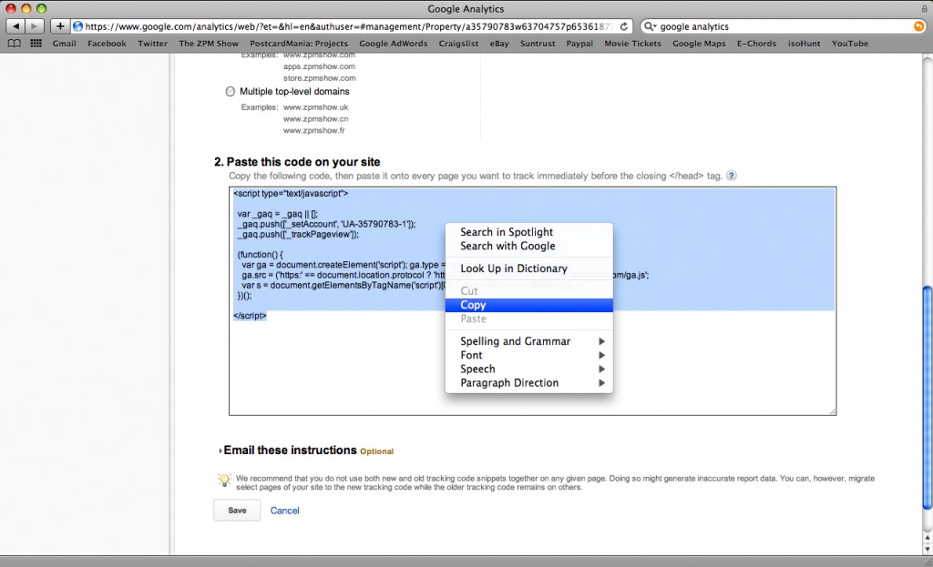 google analytics step 8