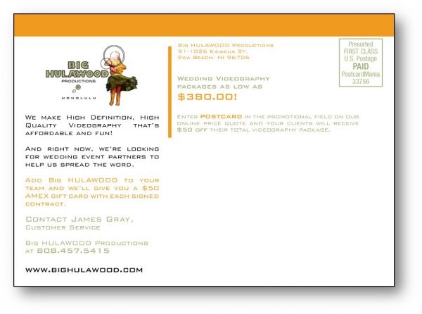 no subheads postcard example