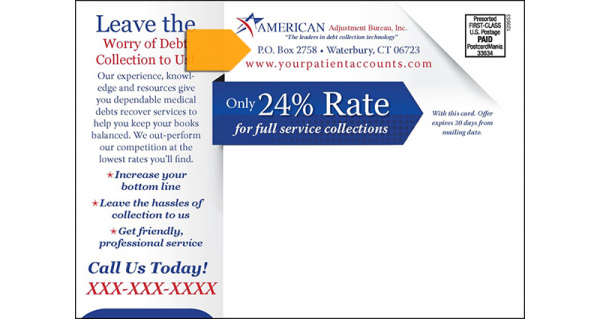 return address postcard example