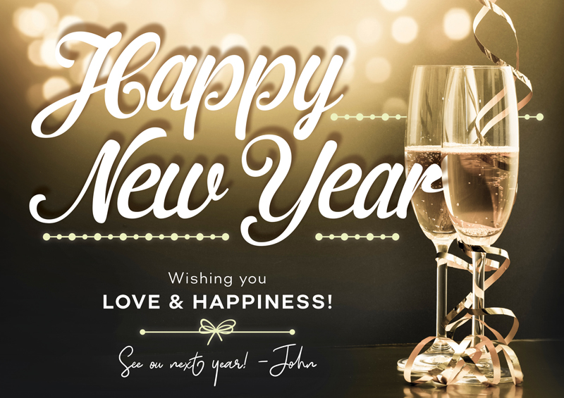 New Year Advertising