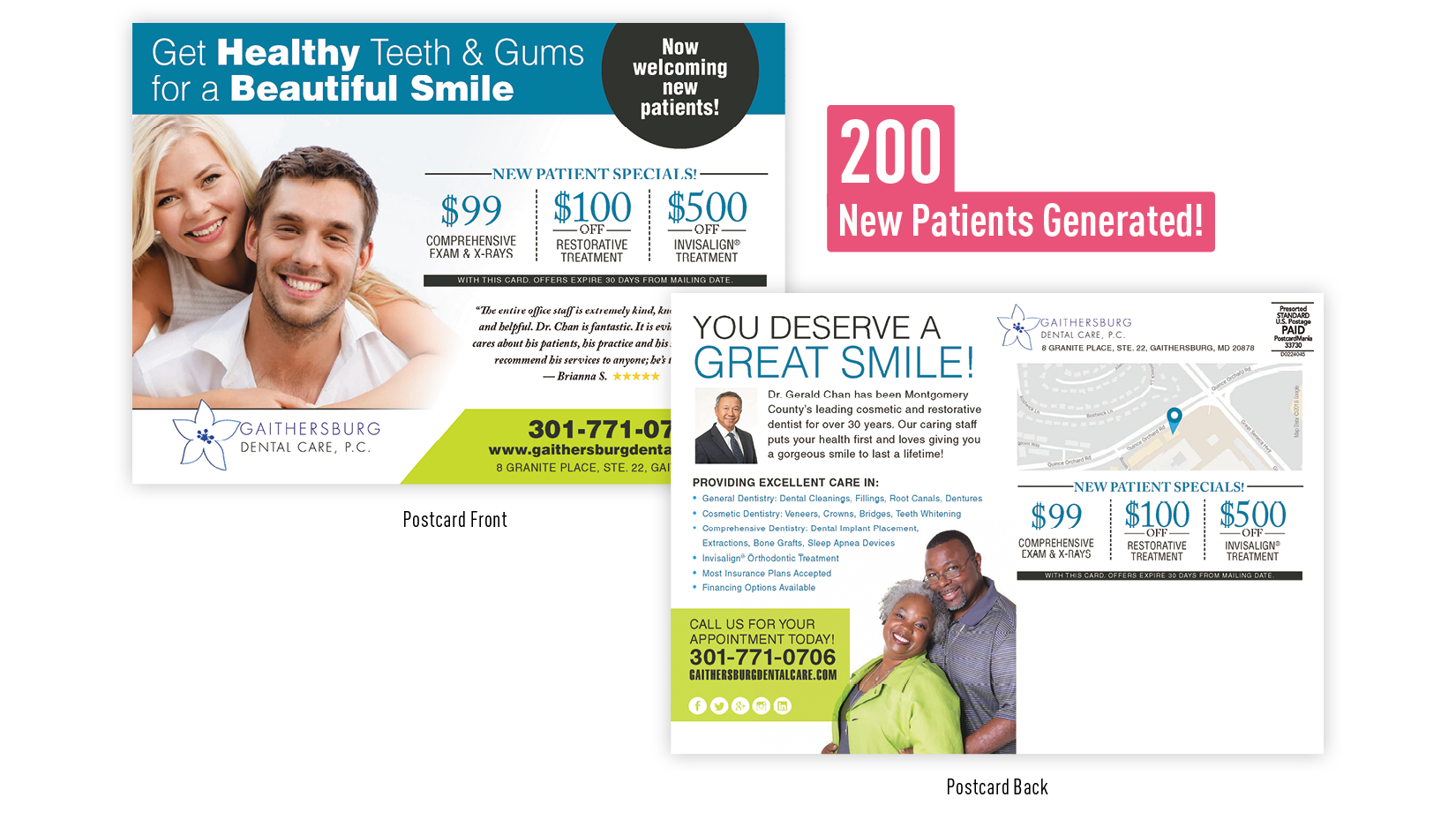 dental postcard marketing