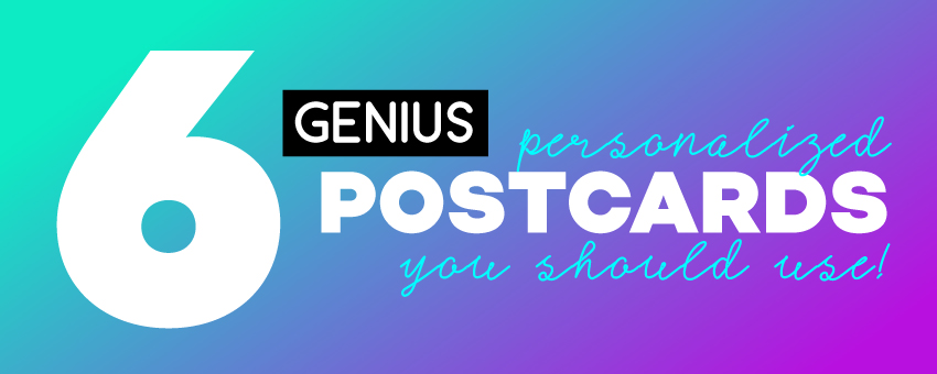 6 genius personalized postcards you should use