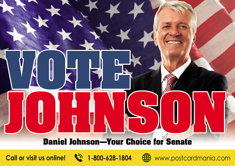 Bright and Bold Campaign Postcard