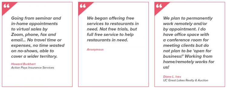 COVID Survey Block Quote