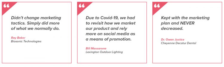 COVID Survey Block Quote