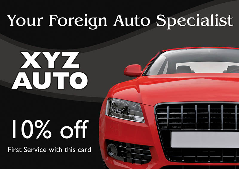 Car Repair Advertising