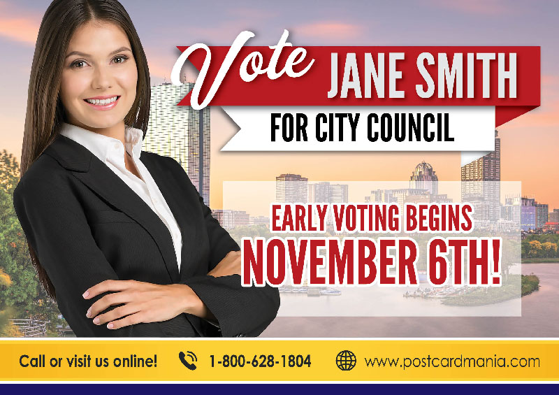 Early Voting Reminder Postcard