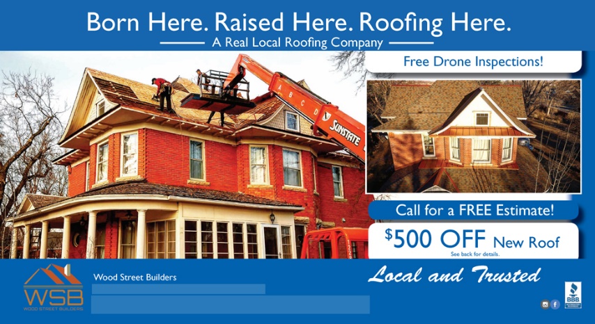 Roofing for Life Postcard