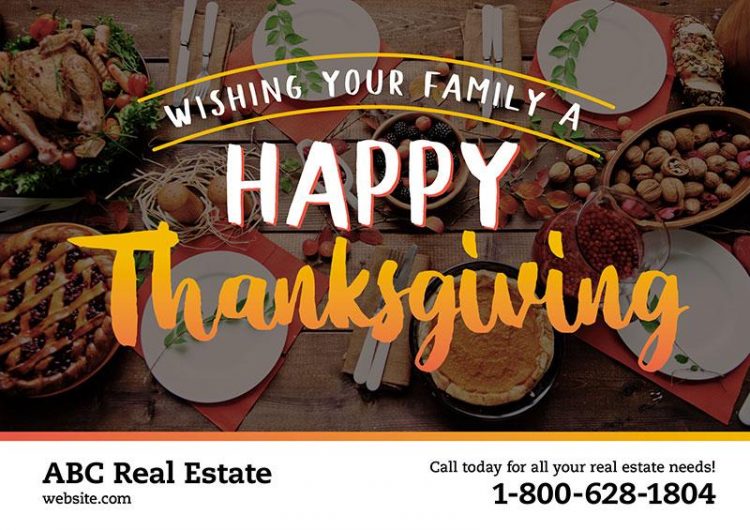 Thanksgiving real estate marketing