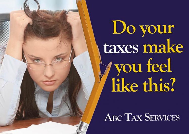 advertisement for tax preparation