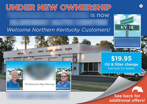 automotive service direct mail