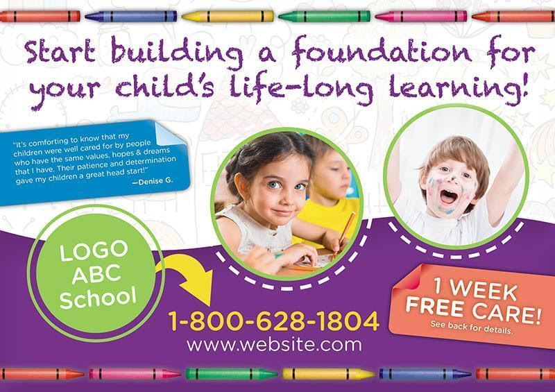 marketing private schools design