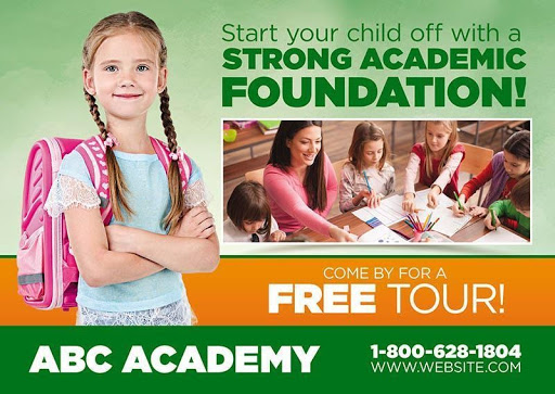 school marketing mailer