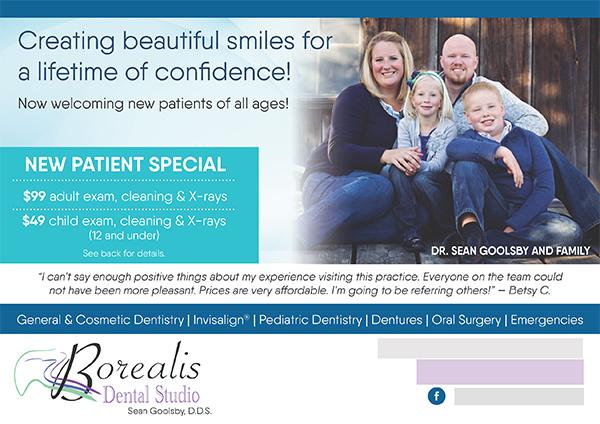 borealis dental studio postcard by postcardmania