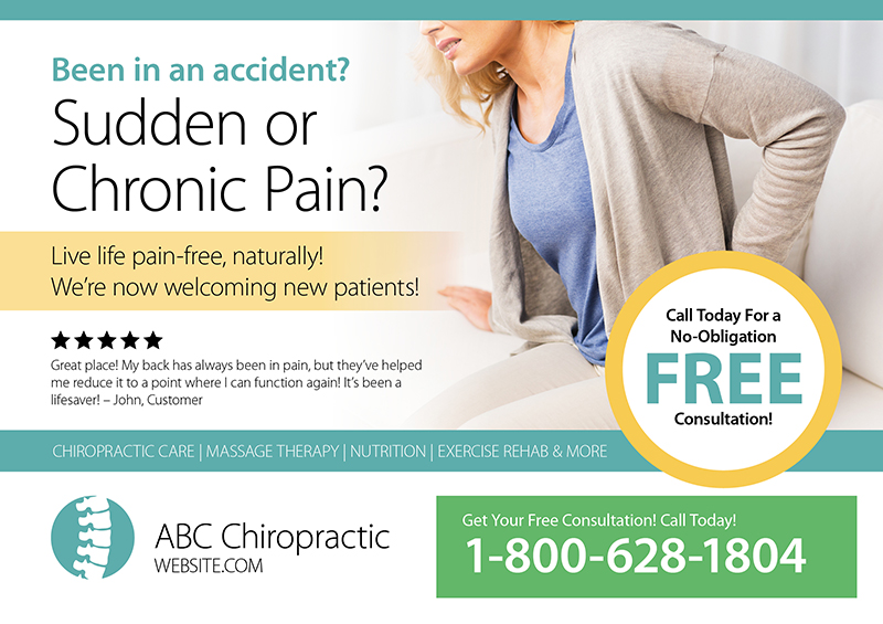 chiropractic postcards