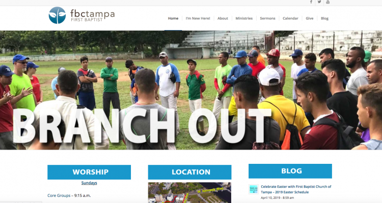 community photo on church website