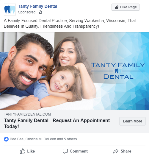 dental facebook ad