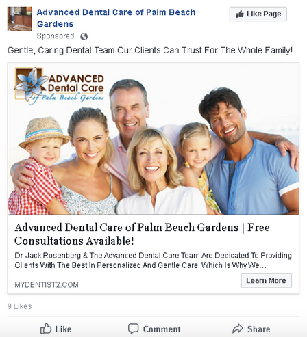 dental online marketing ad