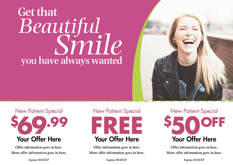 effective dental postcard