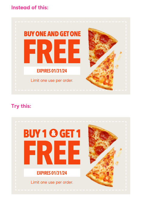 effective sales promotion copy