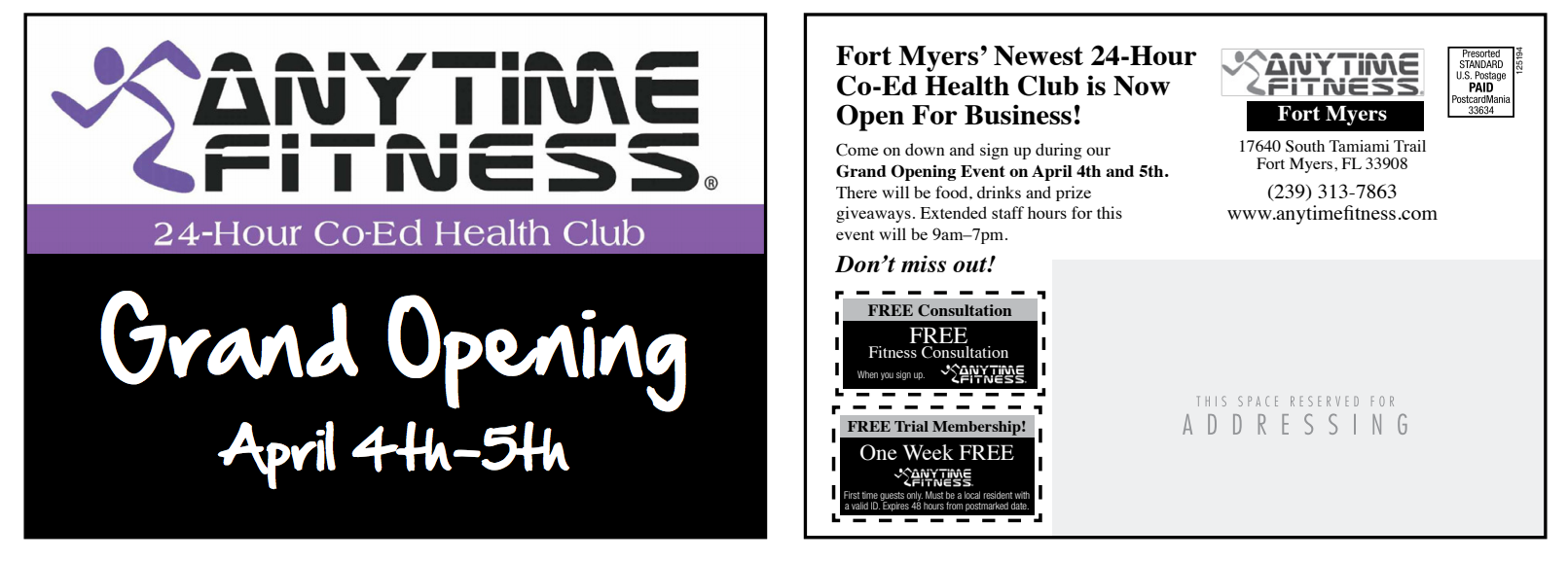 fitness postcard ideas