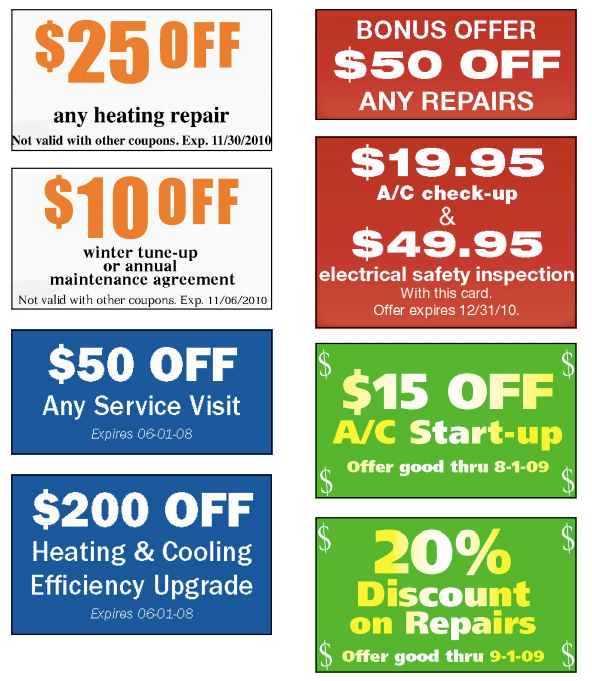 assortment of effective hvac marketing offers