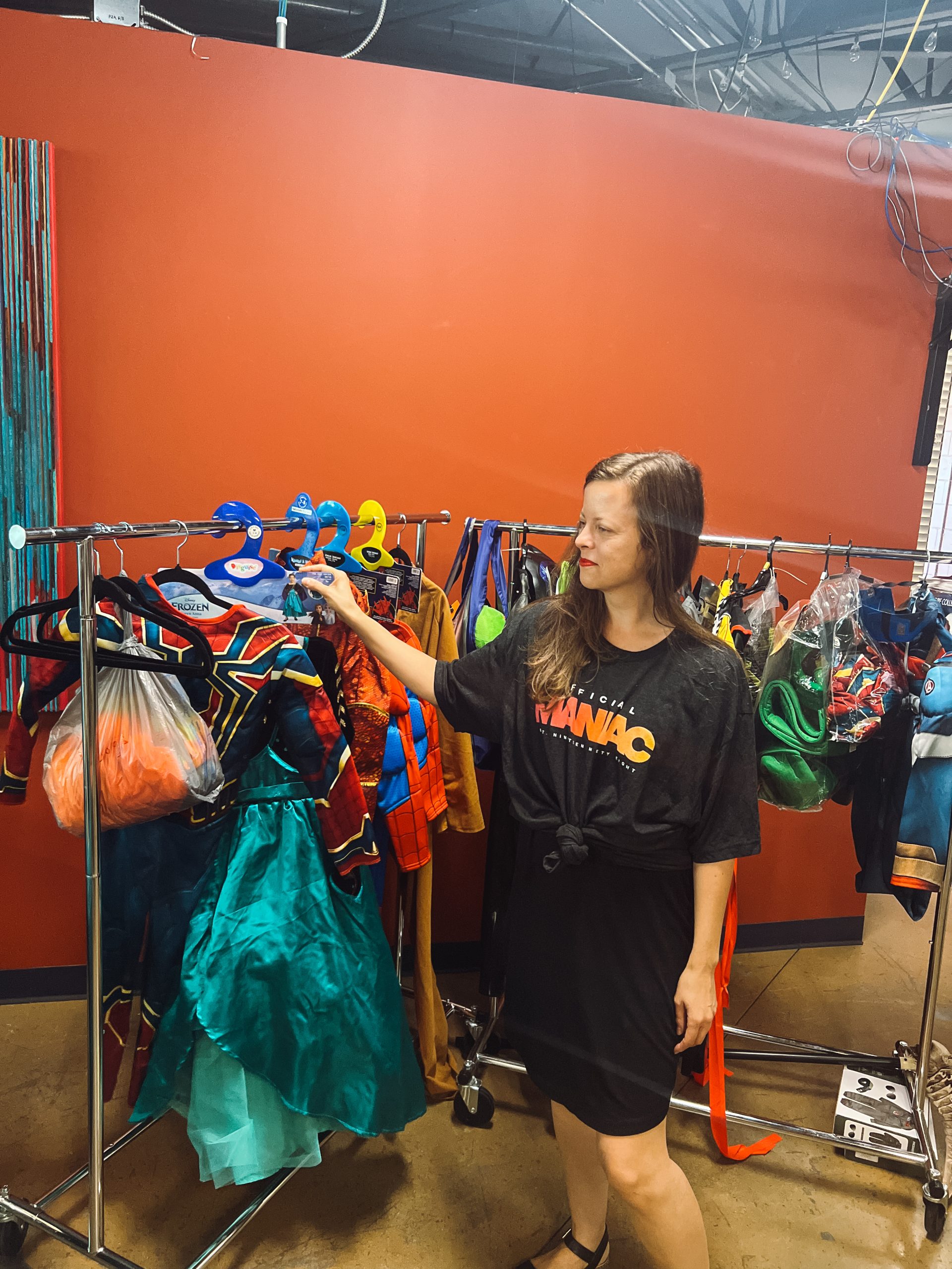 maniac with halloween costumes