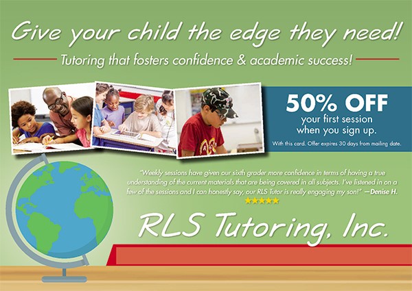 math tutor flyer template