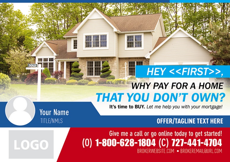 mortgage broker postcard template