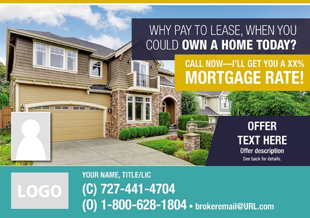 mortgage broker postcard