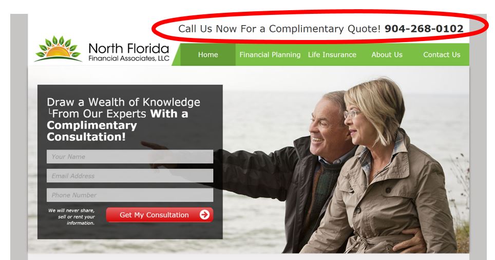 offer circled on financial website