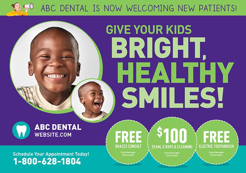 pediatric dentistry postcards