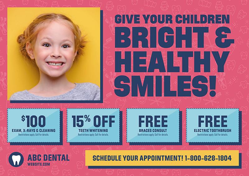 pediatric dentistry postcards
