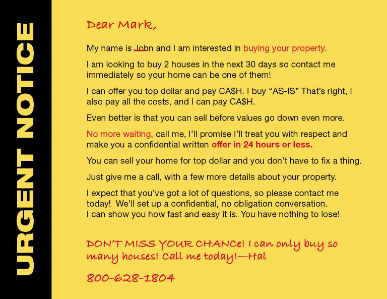 personalized marketing materials