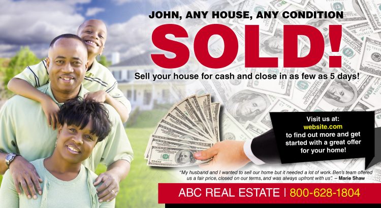 personalized postcard example