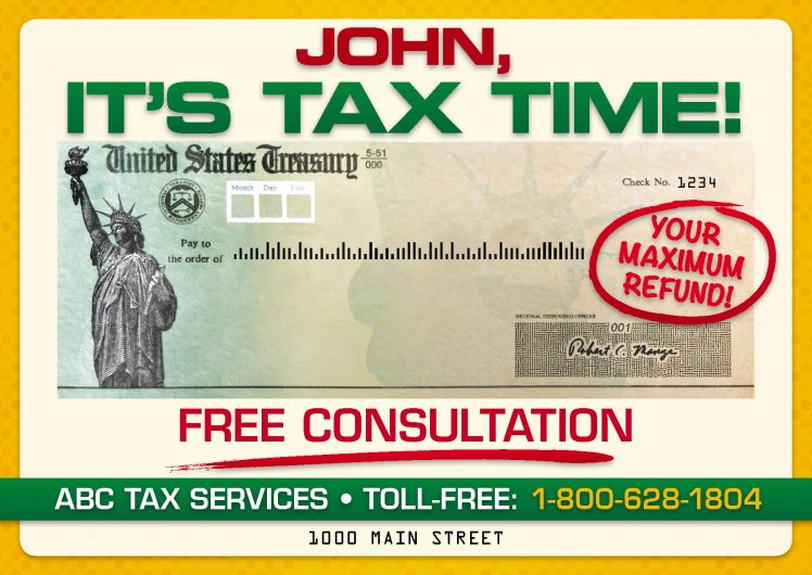 personalized postcard template