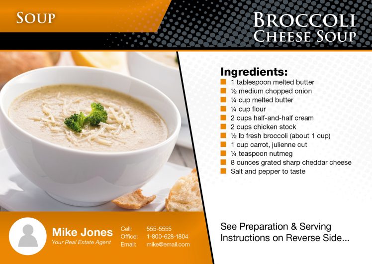 real estate recipe direct mail