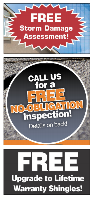 assortment of effective roofing marketing offers