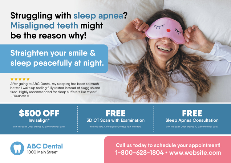 sleep apnea postcard