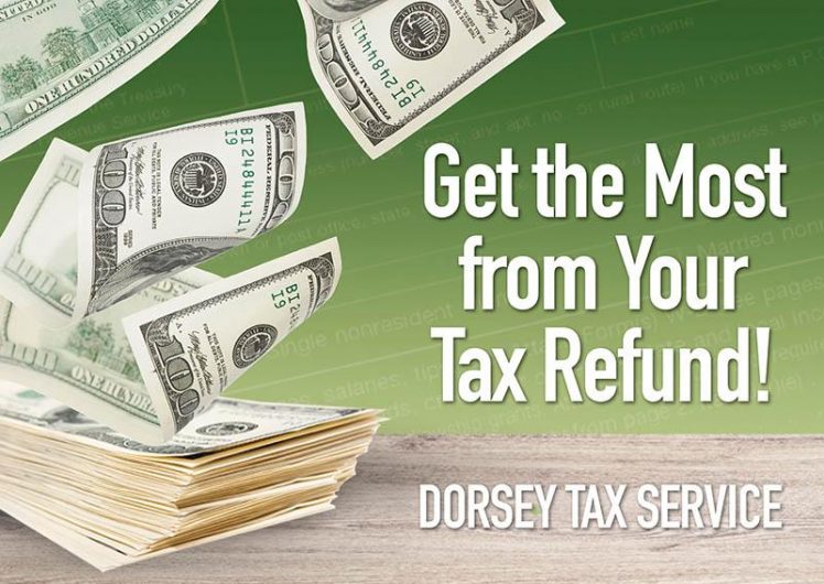 tax return preparation flyer