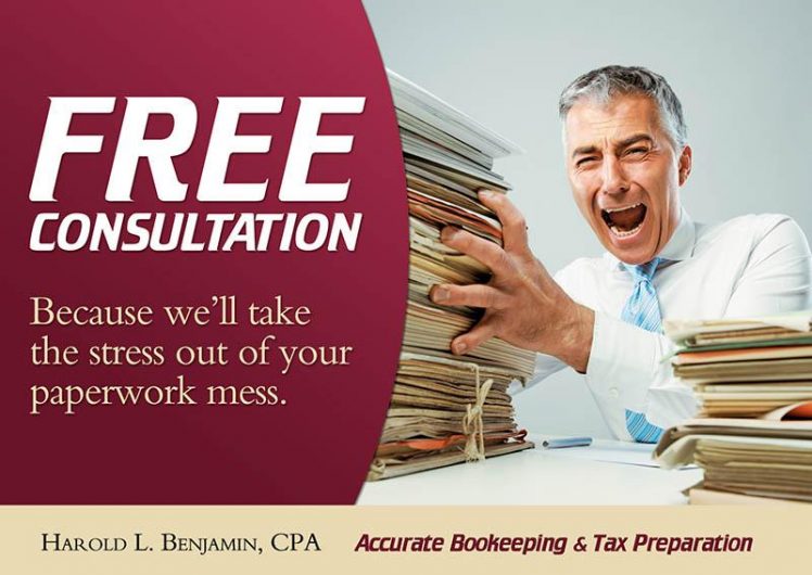 tax season postcards