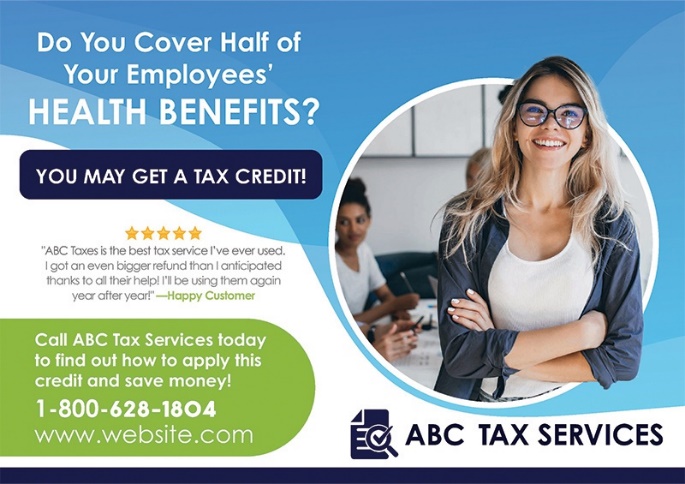 tax services postcard