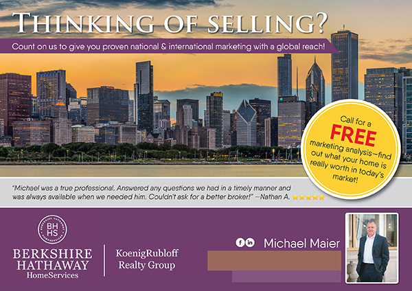 thinking of selling your house postcards