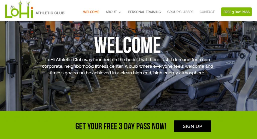 lohi athletic club website