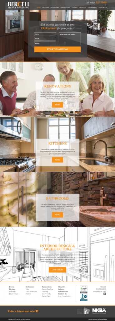 effective design for home remodeling website