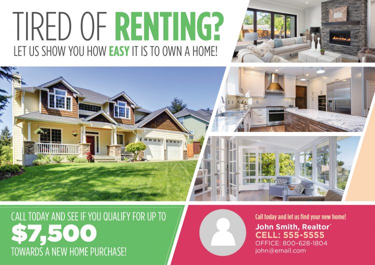 why rent when you can own postcard