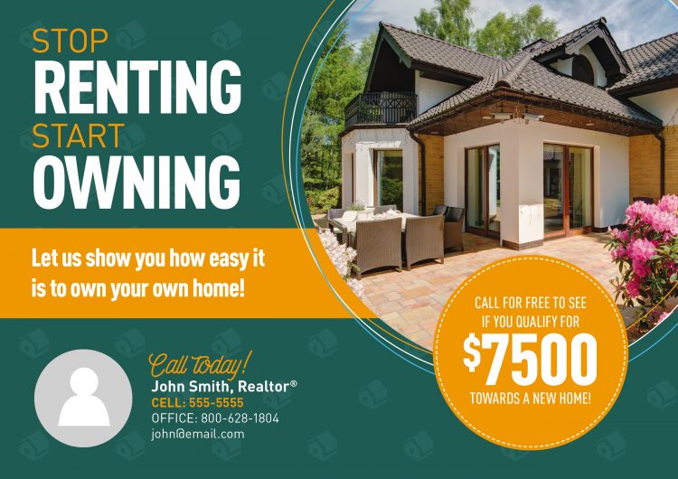 why rent when you can own postcard