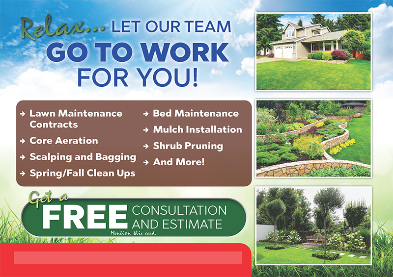Successful Landscaping Postcard Campaign