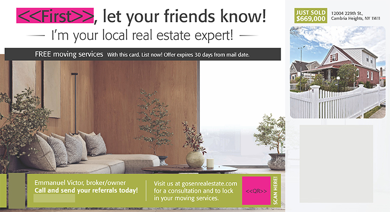Successful Real Estate Postcard Campaign